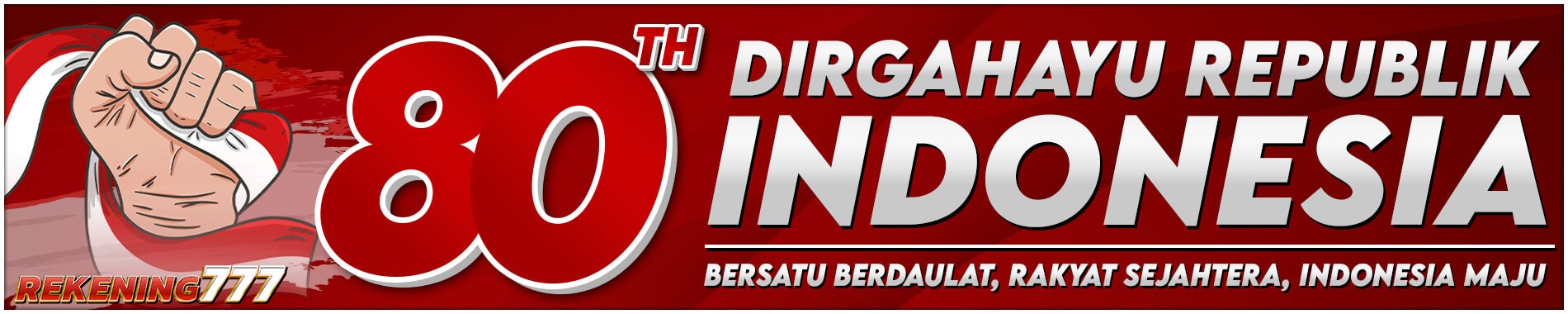Rekening777 - Dirgahayu Indonesia Dekstop